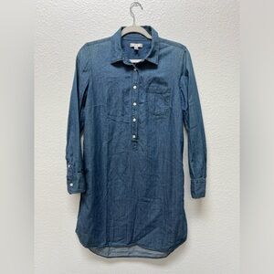 J.Crew Tunic Top chambray size 6